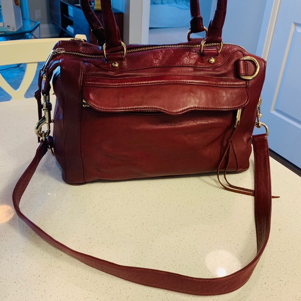 Rebecca Minkoff M.A.B Satchel in Port - Picture 4 of 9